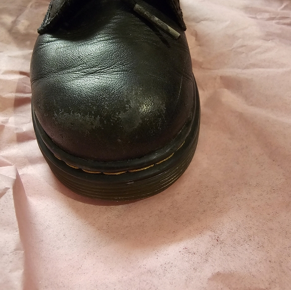 Dr. Martens Delaney Black Lace Up Side Zip Boot Kids Size 11 - Picture 7 of 9